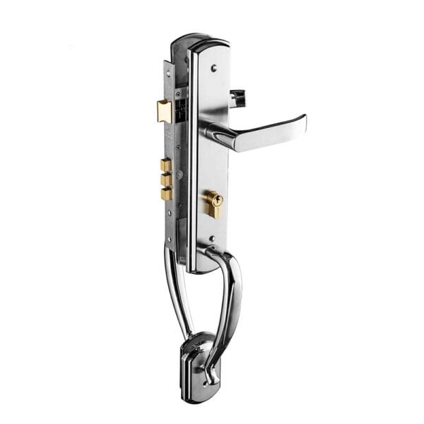 Khóa cửa gỗ đại sảnh Inox SS8510 dài 490 - Hình ảnh 2