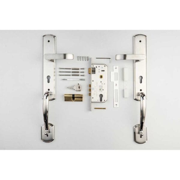 Khóa cửa gỗ đại sảnh Inox SS8510 dài 490 - Hình ảnh 6