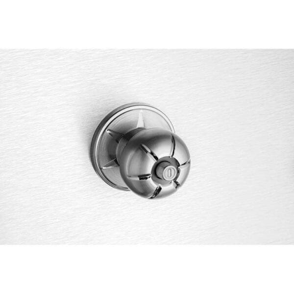 Khóa tay nắm tròn thép + inox 304, ổ chìa bằng đồng - Hình ảnh 3