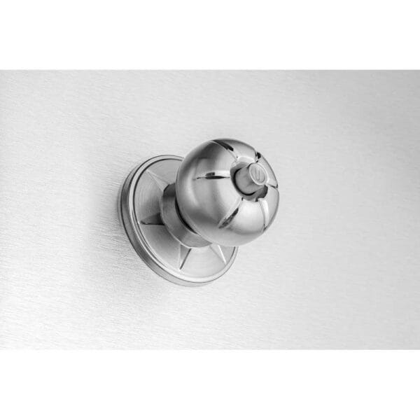 Khóa tay nắm tròn thép + inox 304, ổ chìa bằng đồng - Hình ảnh 4