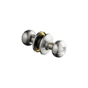 Khóa tay nắm tròn thép + inox 304 không chìa