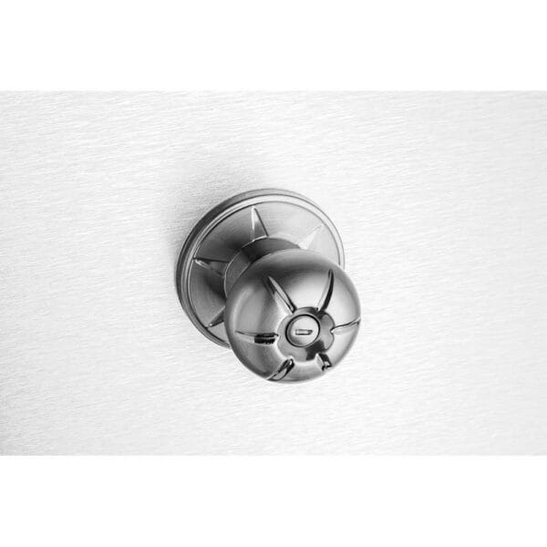 Khóa tay nắm tròn thép + inox 304 không chìa - Hình ảnh 4