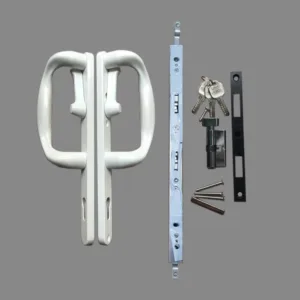 Bộ khóa đa điểm cửa lùa Kinlong tay nắm chữ P