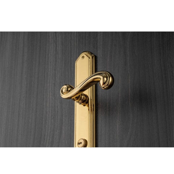 Bộ khóa tay nắm đồng thau HC 85 PRINCE PVD Gold dài 275 - Hình ảnh 3