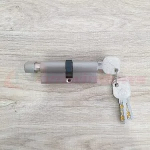 Lõi khóa 1 đầu chìa dài 80mm cho của dày 45-60mm