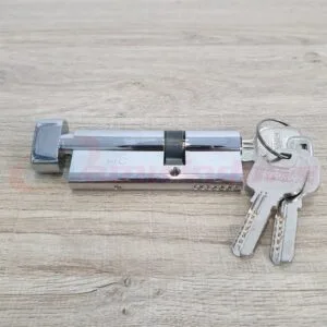 Lõi khóa 1 đầu chìa lệch tâm dài 80mm cho cửa nhôm Xingfa hệ 55