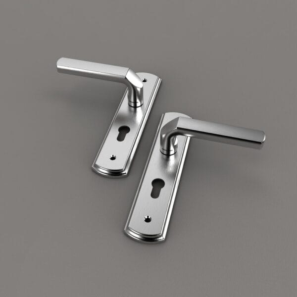 Bộ khóa tay nắm Inox SS 5868 dài 210 - Hình ảnh 2