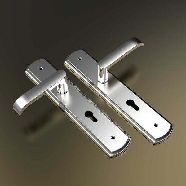Khóa cửa gỗ đại Inox SS8510 dài 300 - Hình ảnh 4