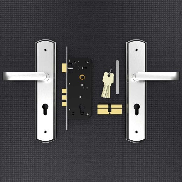 Khóa cửa gỗ đại Inox SS8510 dài 300 - Hình ảnh 5