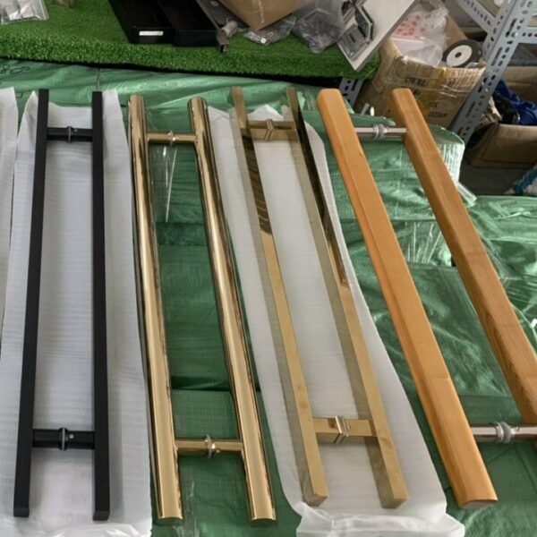 Tay nắm cửa bằng gỗ TN019 vuông 45 - Hình ảnh 2