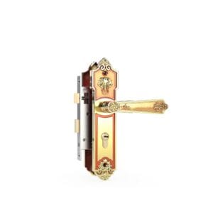 Bộ khóa tay nắm đồng thau HC 5862 dài 240