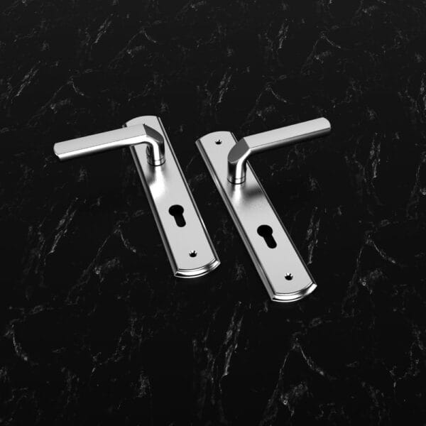 Bộ khóa tay nắm Inox SS 8568 dài 260 - Hình ảnh 3