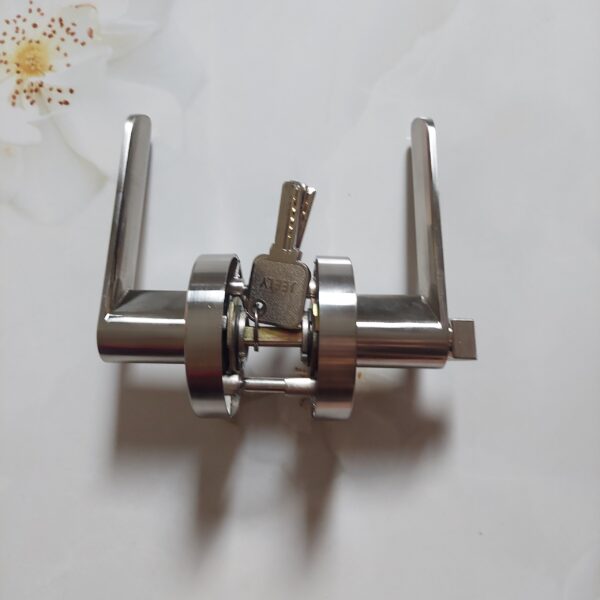 Khóa tròn tay nắm gạt inox Jeely 01 - Hình ảnh 5