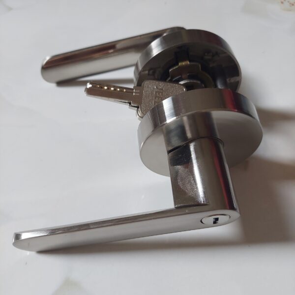 Khóa tròn tay nắm gạt inox Jeely 01 - Hình ảnh 3