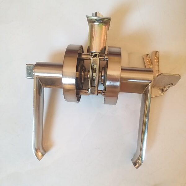 Khóa tròn tay nắm gạt inox Jeely 02 - Hình ảnh 2