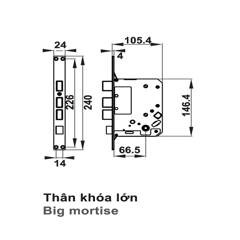 Thông số kĩ thuật khóa cửa Hafele EL700-TC 912.05.496