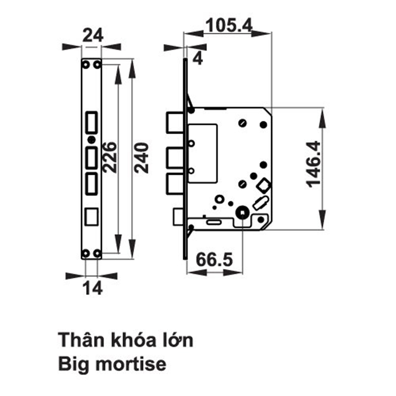 Thông số kĩ thuật khóa cửa Hafele EL750-TC 912.05.717