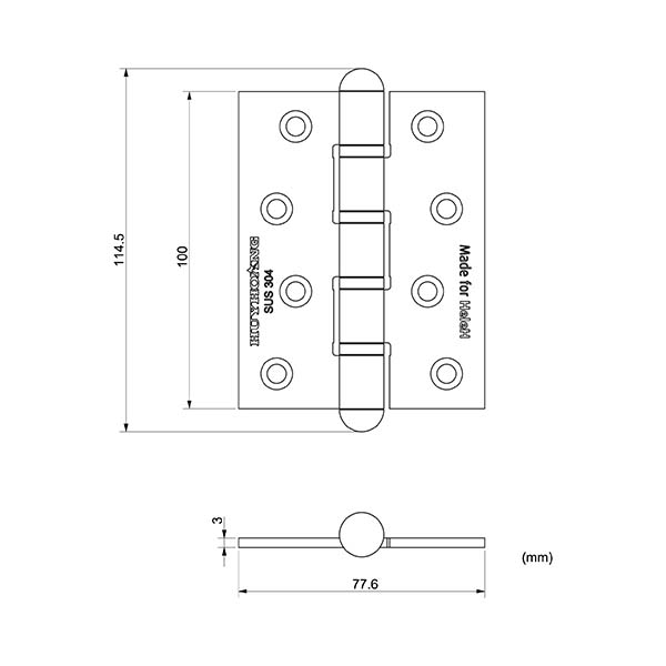 kt-bllss304-02 bản lề lá