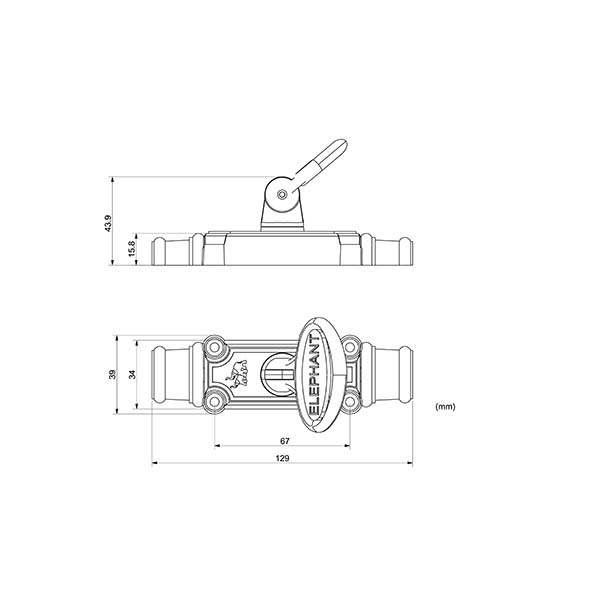 kt-ke07-1 chốt cửa