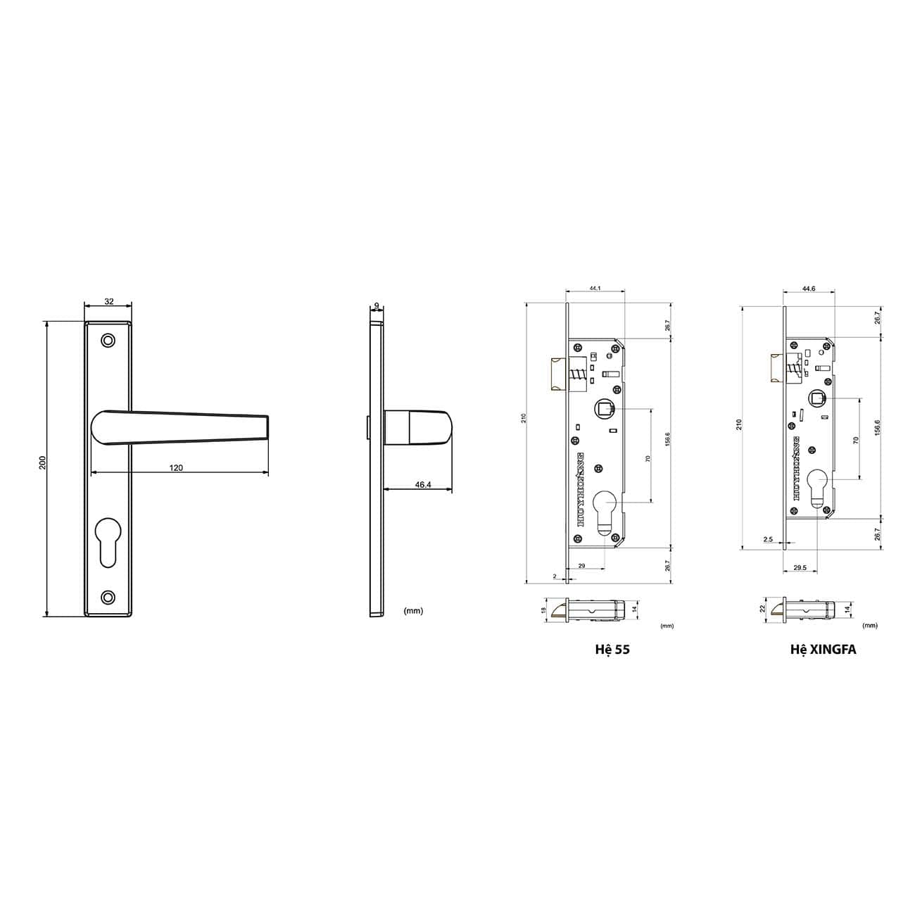 kt-tn704451 khóa cửa nhôm