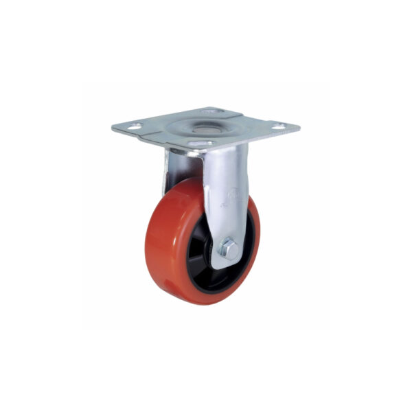 Bánh xe đẩy nhựa PU BXD024-100 lõi nhựa cố định