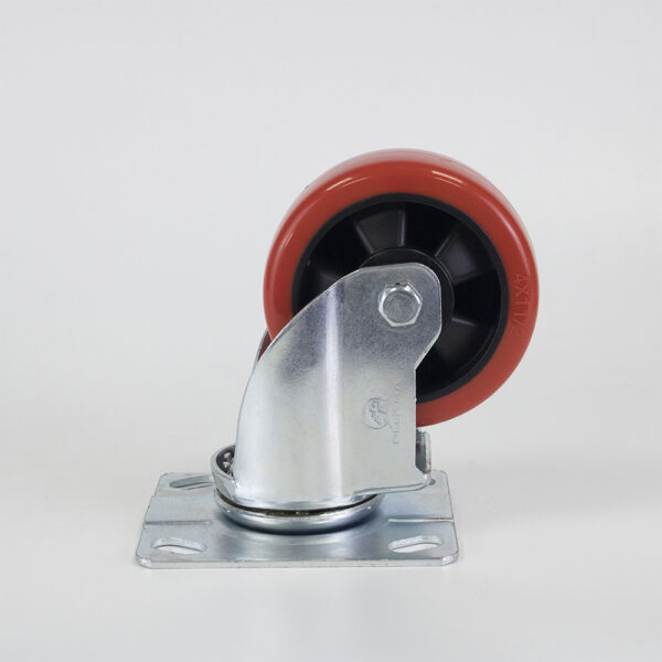 Bánh xe đẩy nhựa PU BXD025-100 lõi nhựa xoay