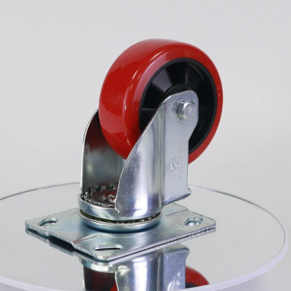 Bánh xe đẩy nhựa PU BXD025-100 lõi nhựa xoay