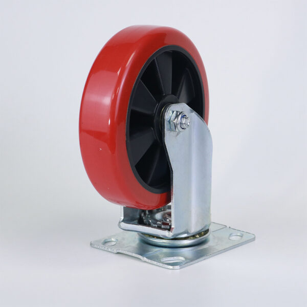 Bánh xe đẩy nhựa PU BXD025-150 lõi nhựa xoay
