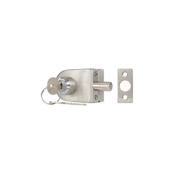 Chốt cửa kính đơn HMR842-01SS 1 mặt chìa