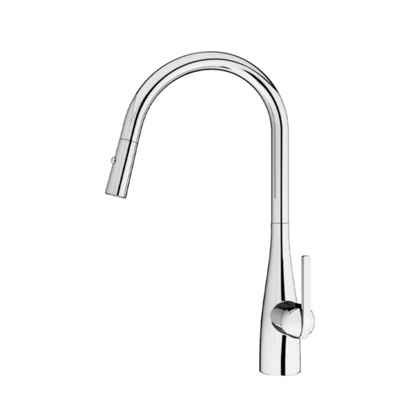 Vòi nước nóng lạnh Konox Curva Chrome - Hình ảnh 4
