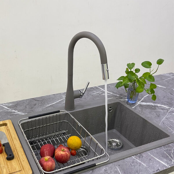 Vòi nước nóng lạnh Konox Curva Grey