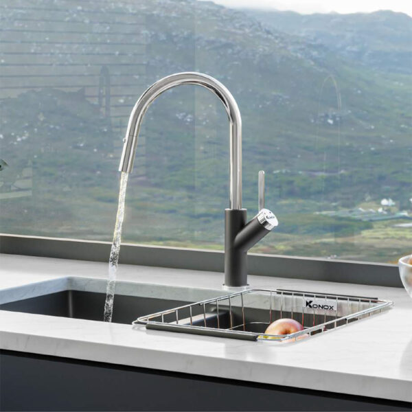 Vòi nước nóng lạnh Konox Ponte Black