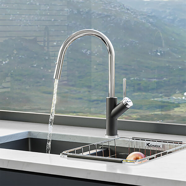 Vòi nước nóng lạnh Konox Ponte Black