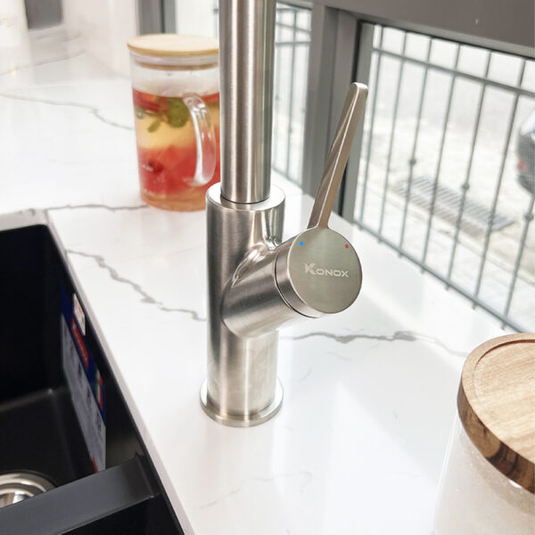 Vòi nước nóng lạnh Konox Ponte Nickel