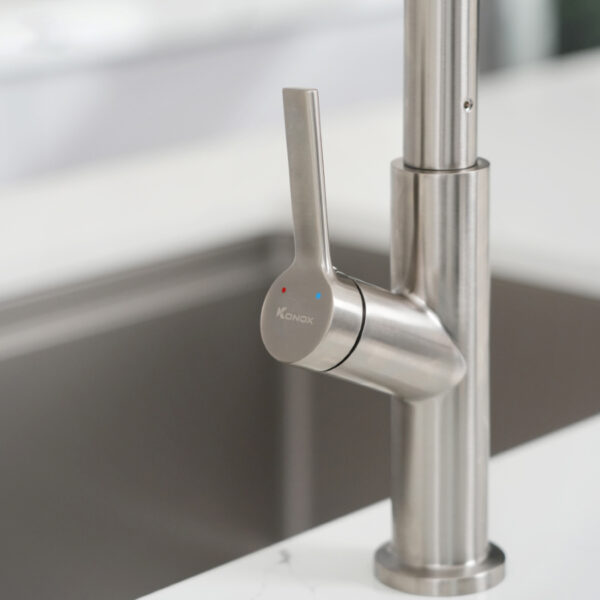Vòi nước nóng lạnh Konox Tema Nickel