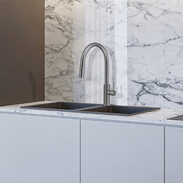 Vòi nước nóng lạnh Konox Venice Gun Metal