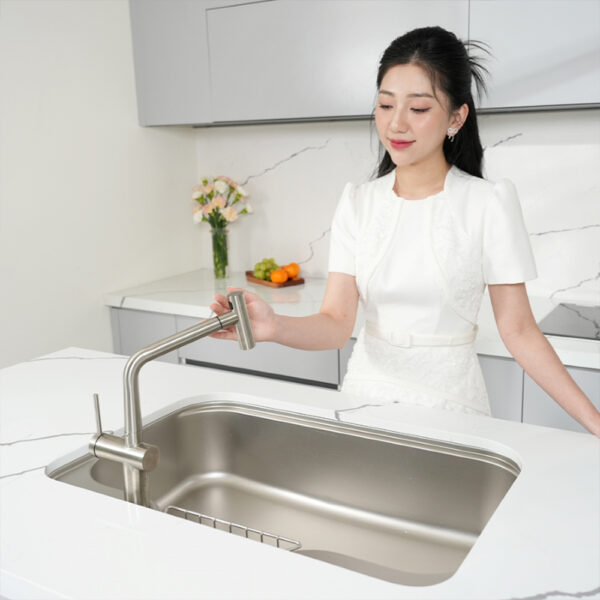 Vòi nước nóng lạnh Konox Volta Nickel