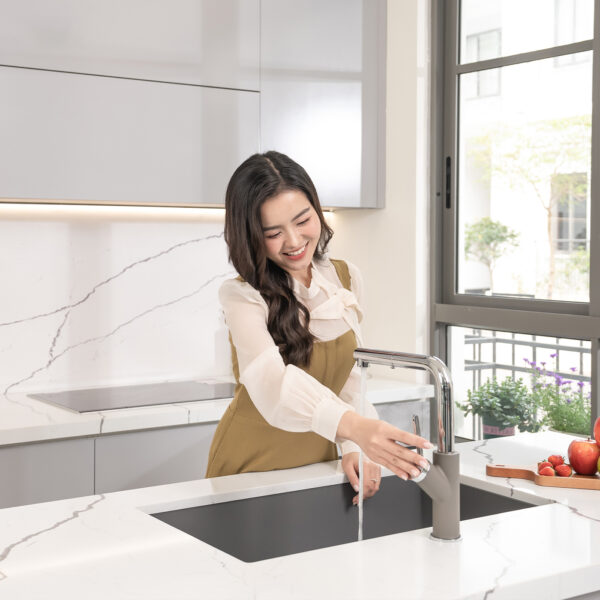 Bồn rửa chén Konox Naros 760S Grey