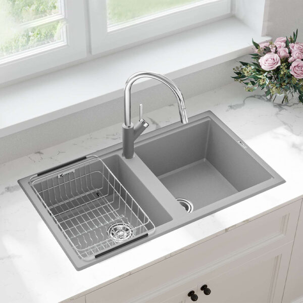 Bồn rửa chén Konox Phoenix Smart 860 Grey