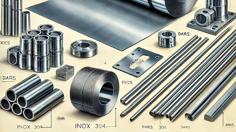 Các hình dạng inox 304