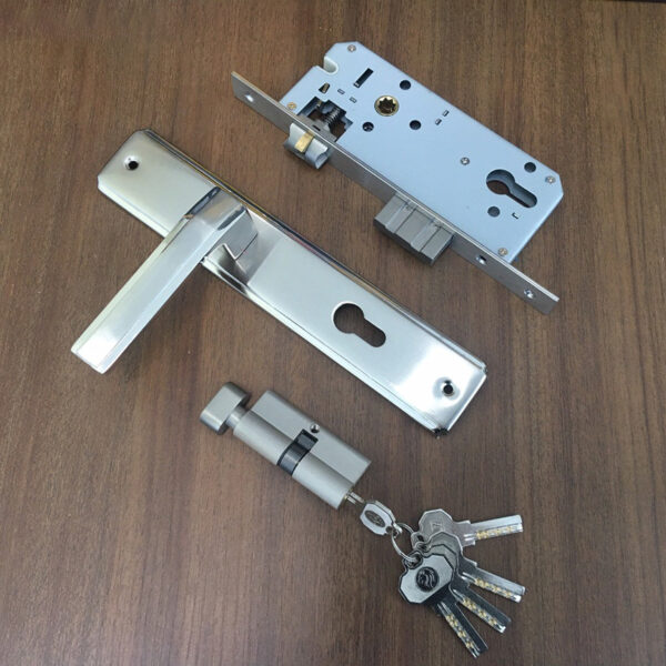 Khóa tay gạt Jeely H308-260SN bóng mờ 1