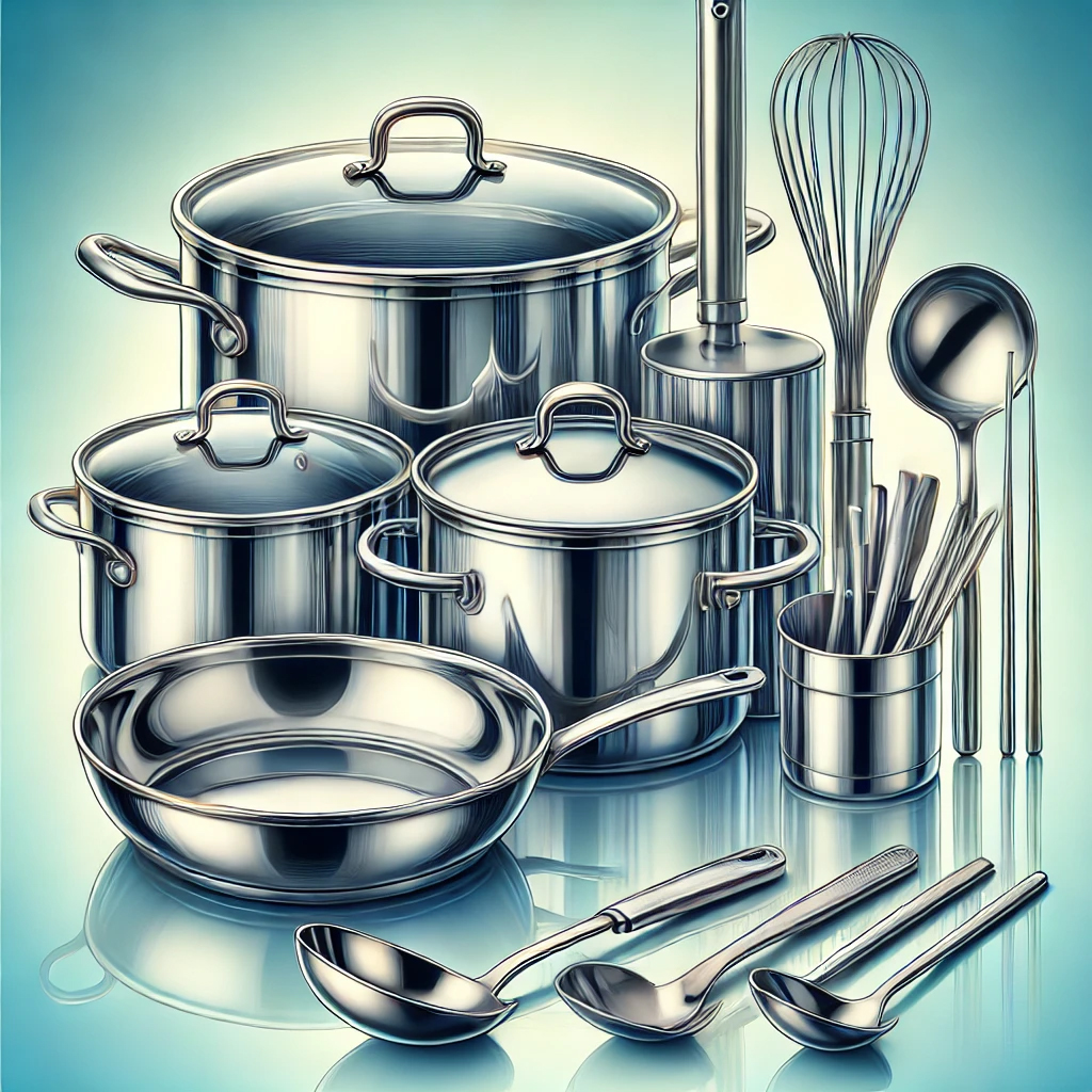 Sử dụng các dụng cụ trong chế biến thức phẩm bằng inox 304 là rất tốt