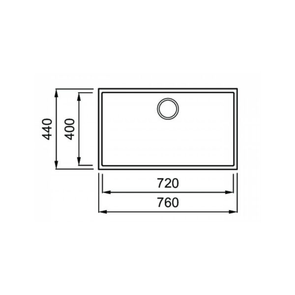 Thông số kỹ thuật bồn rửa chén Konox Naros 760S Grey