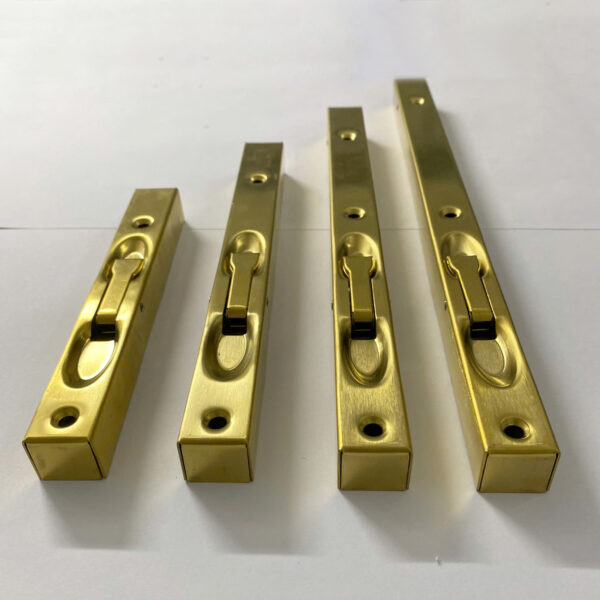 Chốt âm cửa Inox 201 màu vàng mờ