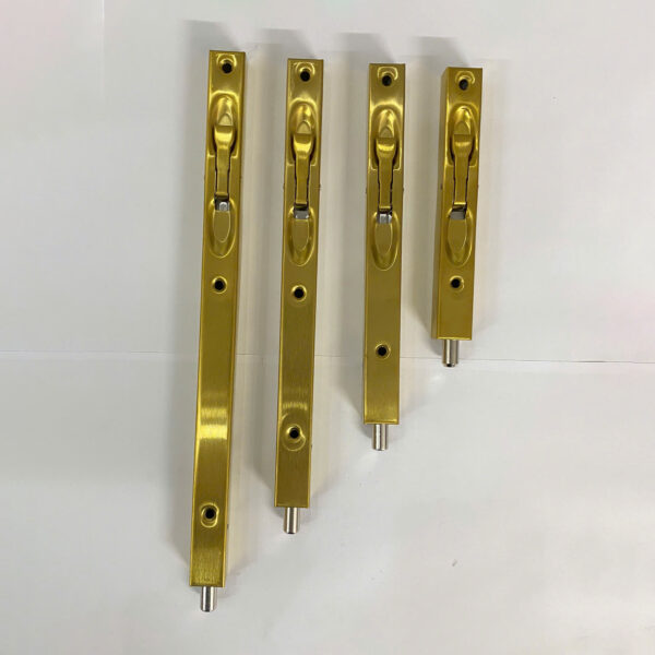 Chốt âm cửa Inox 201 màu vàng mờ