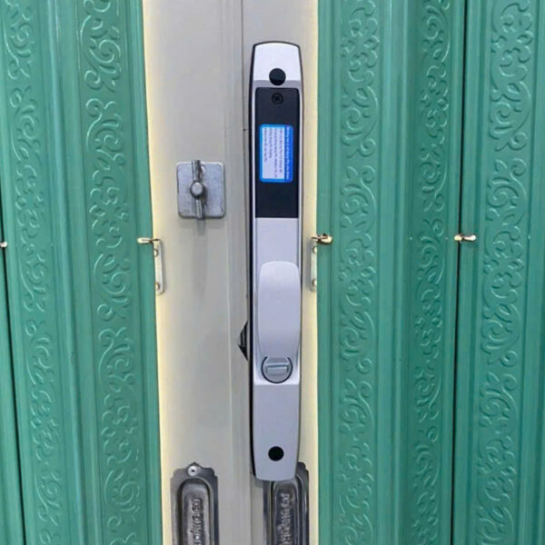 Khóa vân tay cửa lùa KVT014-S30G màu xám bạc - Ảnh 2