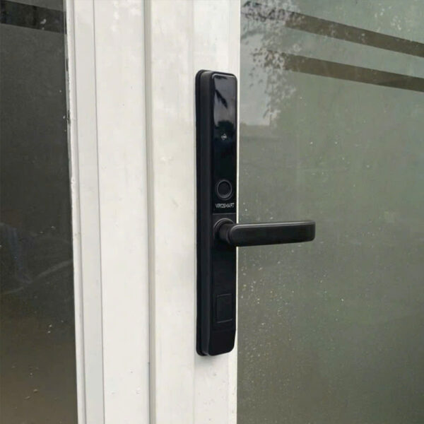 Khóa vân tay cửa nhôm KVT006-S30CD màu đen