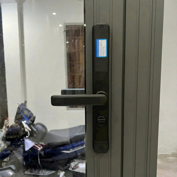 Khóa vân tay cửa nhôm KVT006-S30CD màu đen