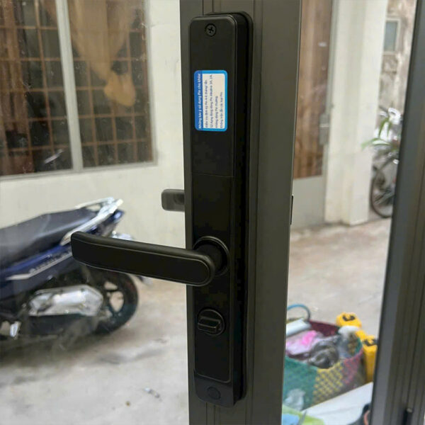 Khóa vân tay cửa nhôm KVT006-S30CD màu đen