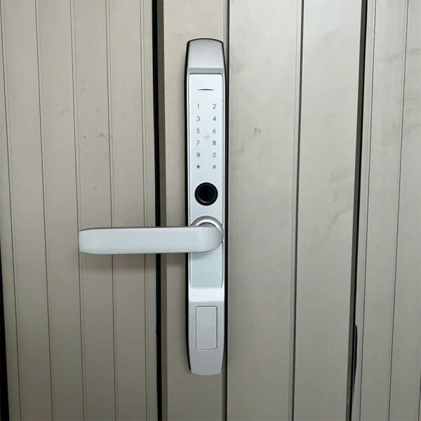 Khóa vân tay cửa nhôm Xingfa KVT011-S30E màu bạc